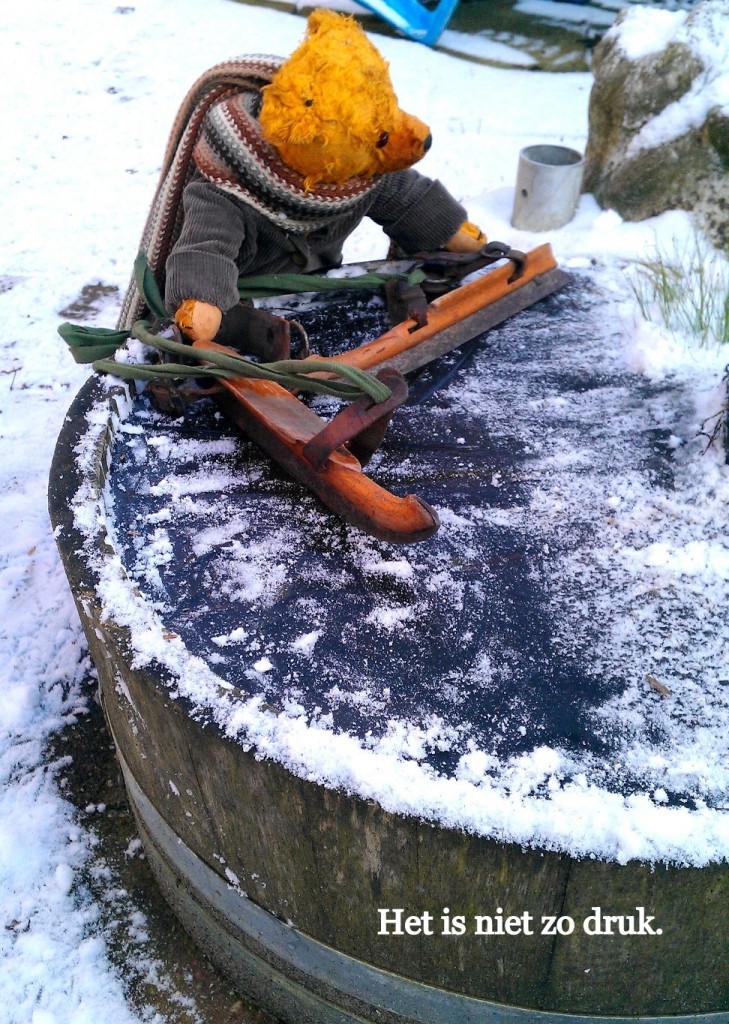 Het is niet zo druk.